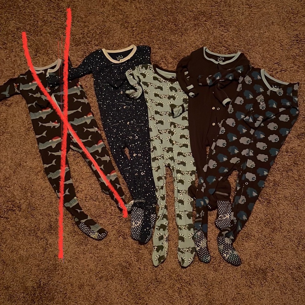 Bundle of 4 18-24m Kickee Pants PJs